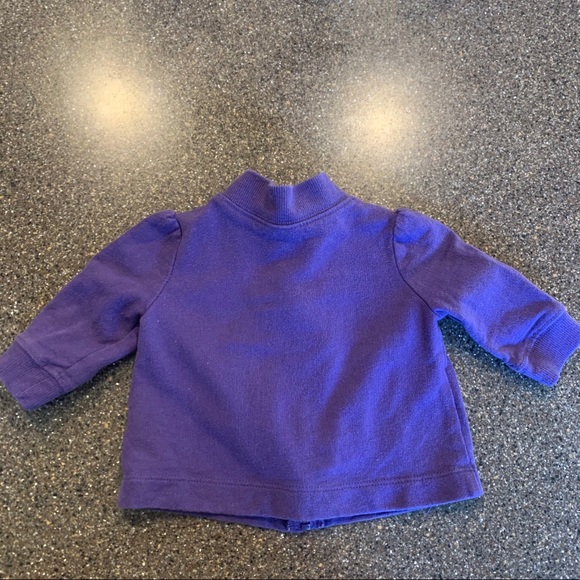 🐦 Purple sweatshirt for your little one -Size 3M - Picture 6 of 11